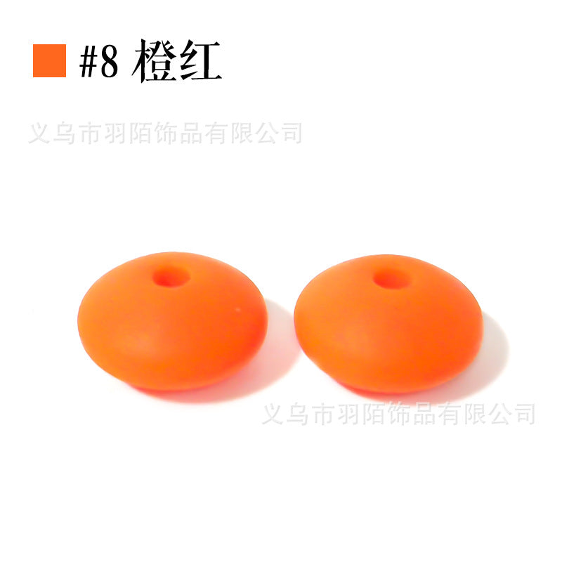 Wholesale 100PCS Silicone Abacus Beads